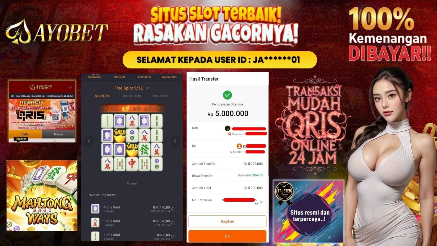 AYOBET JACKPOT SLOT MAHJONG WAYS